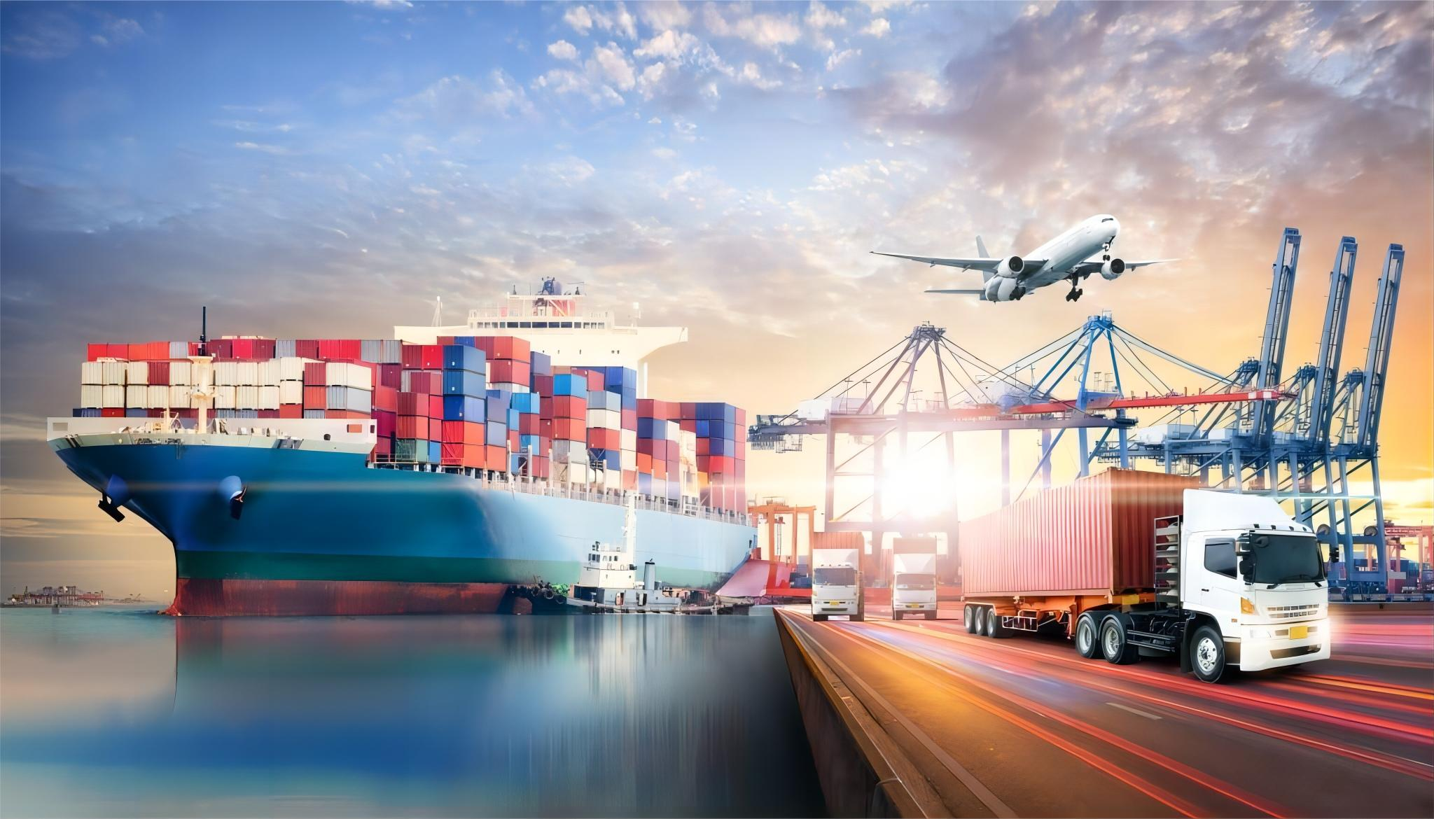 Logistics professional coordinating china cargo shipping bulk cargo operations