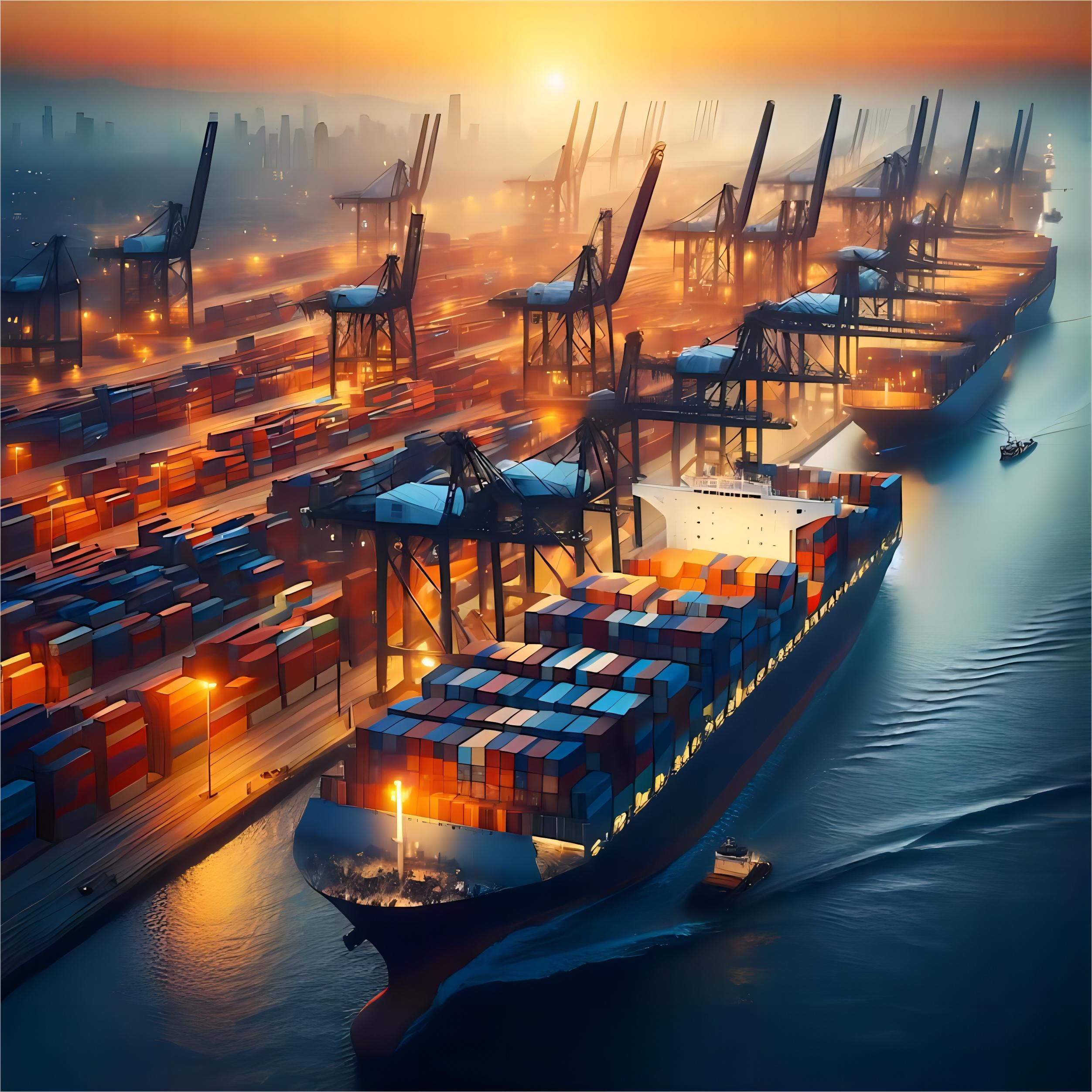 China logistics company supplier logistics poland shipping container ship