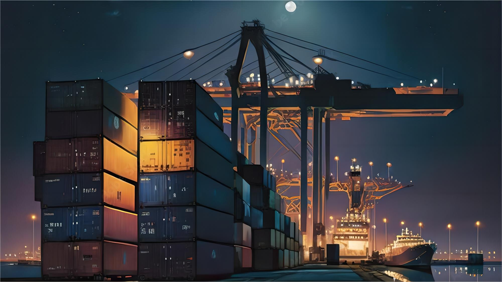 Comparison chart showing different shipping methods from China to North America