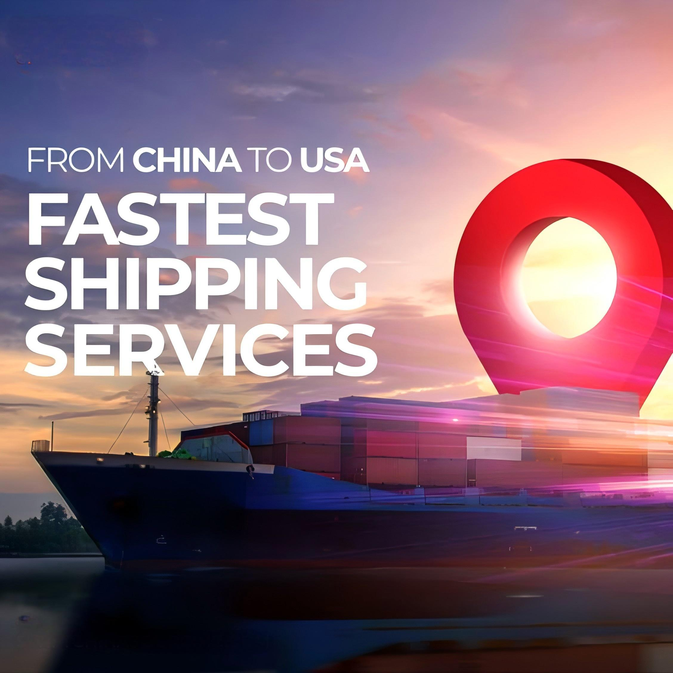 Comparison chart of different shipping methods from China
