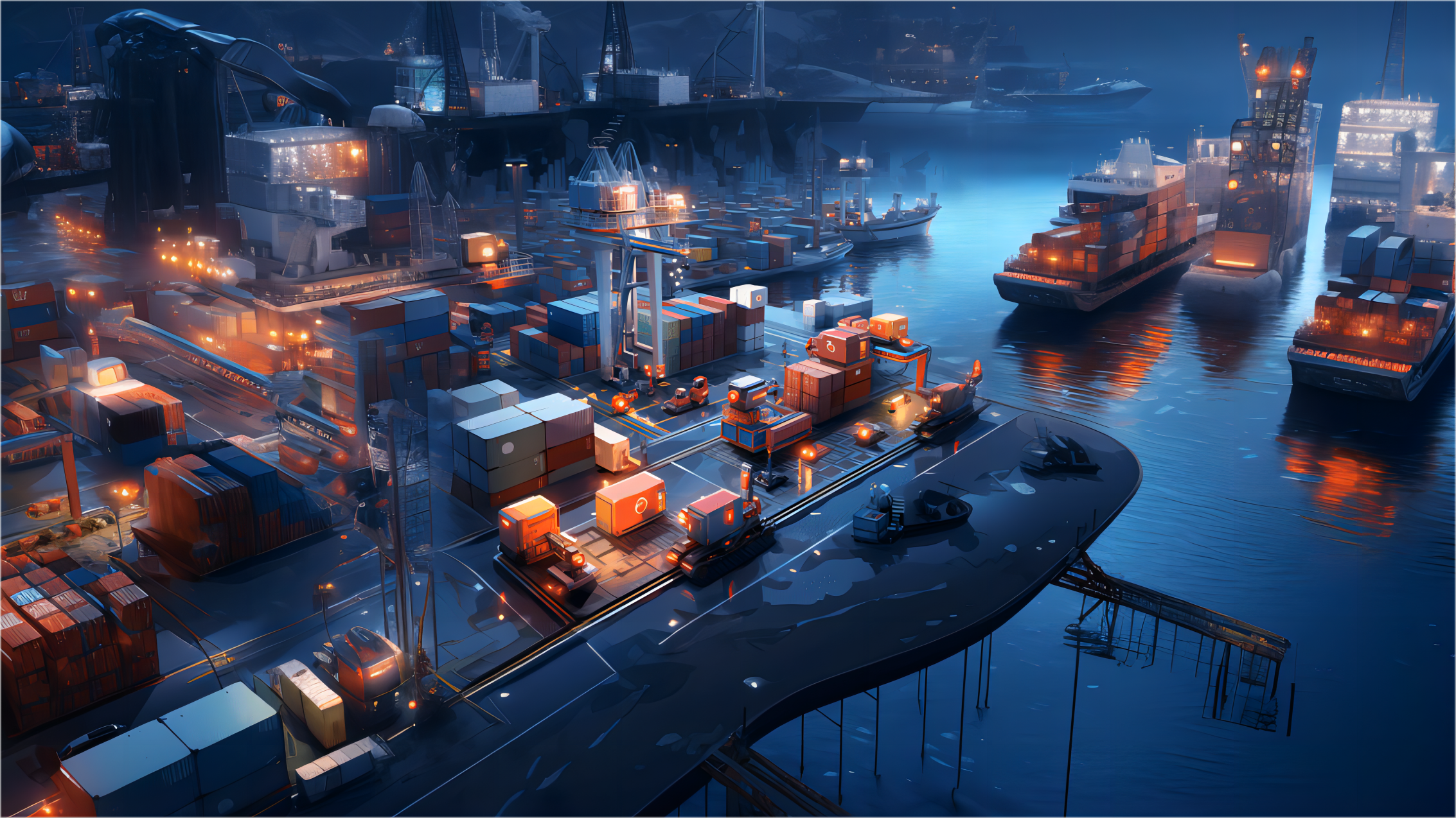 Logistics professional checking customs documentation