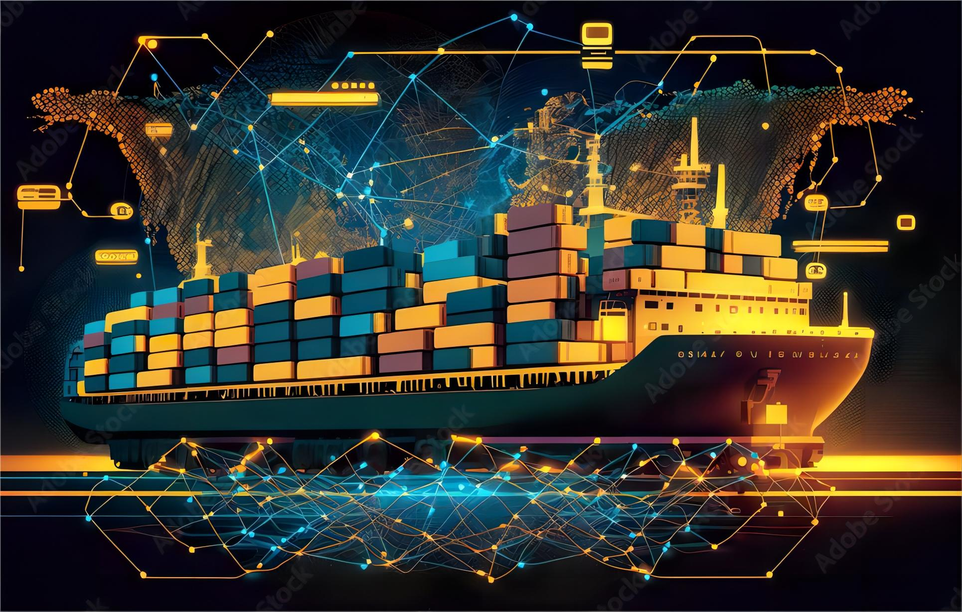 Professional logistics team managing European shipments